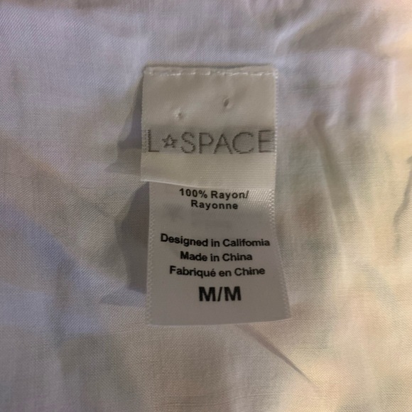 L* SPACE Seaside Halter Romper White Floral medium - Picture 8 of 9